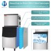 Commercial Ice Machine, WESTLAKE SK-329 Full Cube Ice Maker Machine 350 lbs Ice with 230lbs Storage Capacity