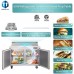 Sandwich Prep Table Refrigerator, WESTLAKE WKSR-60BM 2 Door 60" Mega Top Salad Sandwich Prep Table with 24 Pans