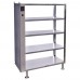 BK Resources EHTG-5 Heated Shelf (5) Shelves 43 W X 20 D X 64-1/4 H