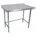 BK Resources SVTROB-3630 Work Table 36W X 30D 18/430 Stainless Steel Top