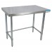 BK Resources CTTOB-3030 Work Table 30W X 30D X 34-3/4H Overall Size 16/304 Stainless Steel Flat Top