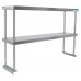 BK Resources BK-OSD-1848 Double Overshelf Table Mount 48W X 18D X 31-1/4H