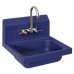 BK Resources APHS-W1410-BE Antimicrobial Hand Sink 14 Wide X 10 Front-to-back X 5 Deep Bowl