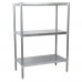 BK Resources SSU5-4324 Dry Storage Shelving Unit 43W X 24D X 60H (3) Adjustable Shelves