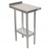 BK Resources SFTS-1830 Filler Table 18W X 30D X 36-1/4H 18/430 Stainless Steel Top