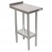 BK Resources VFTS-1524 Filler Table 15W X 24D X 36-1/4H 18/430 Stainless Steel Top