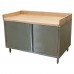 BK Resources CMBT-3660H Chef Table Cabinet Base With Hinged Doors 60W X 36D X 39H Overall Size