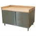 BK Resources CMBT-3048HL Chef Table Cabinet Base With Hinged Doors & Lock 48W X 30D X 39H Overall Size