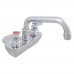 BK Resources BKF-4SM-16-G OptiFlow™ Heavy Duty Solid Body Faucet Splash-mounted