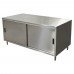 BK Resources CST-2472S Chef Table Cabinet Base With Sliding Doors 72W X 24D X 34-3/4H Overall Size