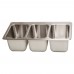 BK Resources DDI3-10141024-P-G Drop-In Sink Three Compartment 35-3/4W X 18-1/2D X 10H Overall Size