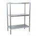 BK Resources VSU5-6724 Dry Storage Shelving Unit 67W X 24D X 60H (3) Adjustable Shelves