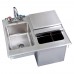 BK Resources BK-DIBHL-2118-P-G Drop-In Ice Bin With Sink 21W X 18D OA