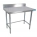 BK Resources VTTR5OB-4830 Work Table 48W X 30D 18/430 Stainless Steel Top