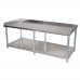 BK Resources VETS-7230-6 Equipment Stand 73W X 30D X 26H Reinforced 18/430 Stainless Steel Top