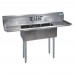 BK Resources BKS-3-1220-12-12T Convenience Store Sink Three Compartment 60W X 25-13/16D X 39-3/4H Overall Size