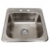 BK Resources DDI-1614824 Drop-In Sink One Compartment 19W X 19D X 8H Overall Size