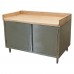 BK Resources CMBT-3648HL Chef Table Cabinet Base With Hinged Doors & Lock 48W X 36D X 39H Overall Size