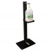 BK Resources FPSS-38 Foot Operated Sanitizer Stand Holds Up To A 1-gallon Hand Sanitizer Jug