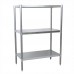 BK Resources VSU5-5524 Dry Storage Shelving Unit 55W X 24D X 60H (3) Adjustable Shelves