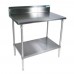 BK Resources SVTR5-6030 Work Table 60W X 30D 18/430 Stainless Steel Top