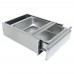 BK Resources BKDWR-2015-ASSY-SS Drawer Assembly 15W X 20D X 5H Pan Size 200 Lb. Capacity