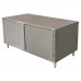 BK Resources CST-3672HL Chef Table Cabinet Base With Hinged Doors & Lock 72W X 36D X 34-3/4H Overall Size