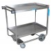 BK Resources BKC-2133S-2H Utility Cart 2-tier 38-3/8L X 21W X 37-1/8H