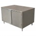 BK Resources CST-3036HL Chef Table Cabinet Base With Hinged Doors & Lock 36W X 30D X 34-3/4H Overall Size