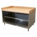 BK Resources CMBT-3648 Chef Table Cabinet Base With Open Front 48W X 36D X 39H Overall Size