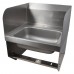 BK Resources BKHS-D-1410-1-SS-BKK Hand Sink Wall Mount 14 Wide X 10 Front-to-back X 5 Deep Bowl