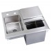 BK Resources BK-DIBHL-2118 Drop-In Ice Bin With Sink 21W X 18D OA