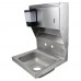 BK Resources BKHS-W-1410-4D-TD Hand Sink Wall Mount 14 Wide X 10 Front-to-back X 5 Deep Bowl