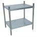 BK Resources SSU3-6724 Dry Storage Shelving Unit 67W X 24D X 38H (2) Adjustable Shelves