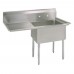 BK Resources BKS-1-1824-14-24L Sink One Compartment 44-1/2W X 29-13/16D X 43-3/4H Overall Size