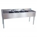 BK Resources UB4-21-472TS Underbar Sink Four Compartment 72”W X 21-1/4D X 32-1/2H Overall Size