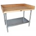 BK Resources MBTG-4830 Bakers Table With Galvanized Undershelf 48W X 30D X 38-3/4H Overall Size