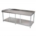 BK Resources SVET-7230-6 Equipment Stand 73W X 30D X 26H Reinforced 18/430 Stainless Steel Top