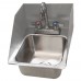 BK Resources DDI-0909524S-P-G Deep Drawn Drop-In Sink One Compartment 11-1/8W X 13-1/2D X 11H Overall Size