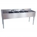 BK Resources UB4-21-484TS Underbar Sink Four Compartment 84”W X 21-1/4D X 32-1/2H Overall Size