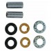 BK Resources BK-DMMK Deck Mount Faucet Mounting Kit (2) 1/2 Supply Nipples (2) Retainer Nuts