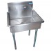 BK Resources BKUS6-1-2421-8 Utility Sink One Compartment 27W X 24-1/2D X 41-1/4H Overall Size