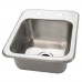 BK Resources DDI-0909524 Deep Drawn Drop-In Sink One Compartment 11-1/8W X 13-1/2D X 5H Overall Size