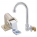 BK Resources BKSPFV-SGS-G OptiFlow™ Foot Valve Kit Single Pedal Includes Splash Mounted 3-1/2 Gooseneck Spout