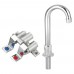 BK Resources BKFV-DGS-G OptiFlow™ Foot Valve Kit Dual Pedal Includes Deck Mounted 3-1/2 Gooseneck Spout