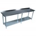 BK Resources VTTR-8430 Work Table 84W X 30D 18/430 Stainless Steel Top