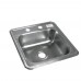 BK Resources BK-DIS-1515 Drop-In Sink One Compartment 15W X 15D X 5-3/4H Overall Size