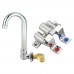 BK Resources BKFVSGS-G OptiFlow™ Foot Valve Kit Dual Pedal Includes Splash Mounted 3-1/2 Gooseneck Spout