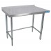 BK Resources SVTROB-7224 Work Table 72W X 24D 18/430 Stainless Steel Top