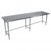 BK Resources QVTOB-9636 Work Table 96W X 36D X 34-3/4H Overall Size 14/304 Stainless Steel Flat Top